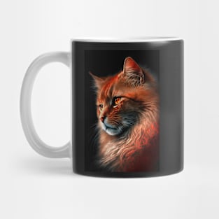 Serious Cat portrait Mug